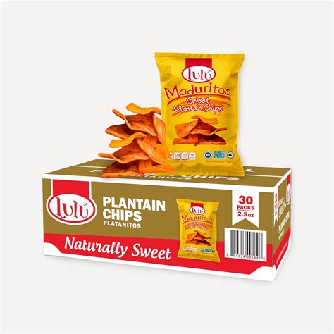 Chips Snack Pack Sweet Plantain Chips Plantain Chip Whole 30