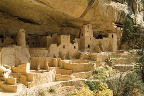 Ancestral Pueblo Cliff Dwellings In Mesa Verde National Park Kids