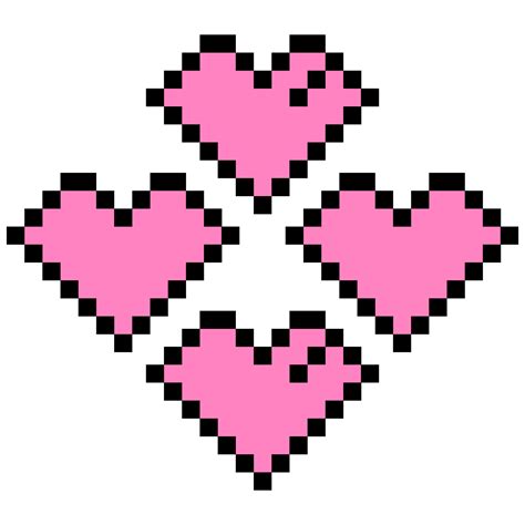 Aesthetic 8 Bit Heart Love Logo Symbol 20693005 Png