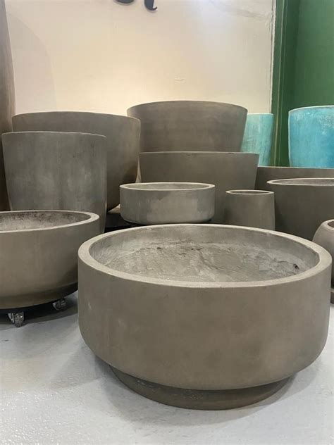 Hanoi Vasos Vietnamitas Linha De Vasos De Concreto Resinado