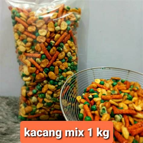 Jual Kacang Mix Campur Gurih Renyah Jaipong Kg Shopee Indonesia