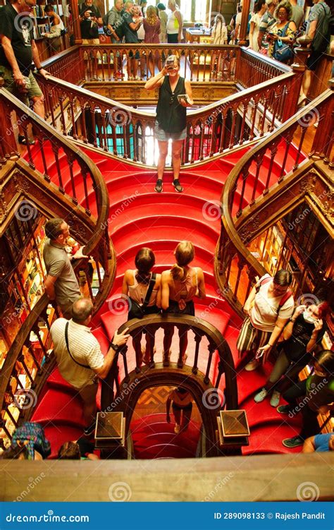 The Famous Book Store Livaria Lello In Porto Portugal Editorial Stock