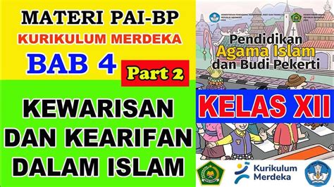 Kunci Jawaban Agama Islam PAI Kelas 12 Bab 4 Halaman 126 Warisan Dan