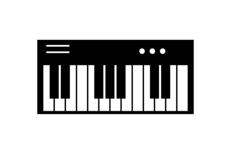 Piano, Keyboard Music Icon - Vector Graphic by Hoeda80 · Creative Fabrica