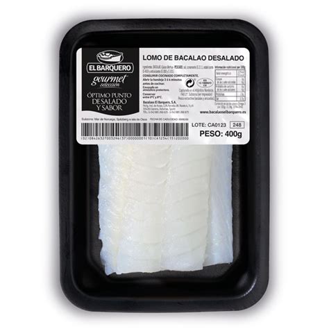 Lomo G De Bacalao Desalado Gran Selecci N Gourmet Bacalao Barquero