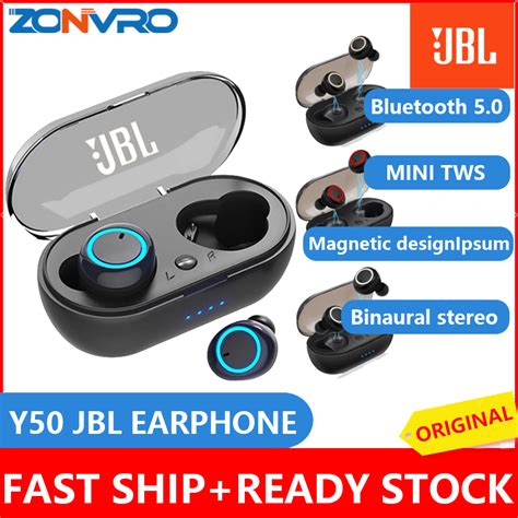 Novo Jbl Y Tws Fones De Ouvido Bluetooth Sem Fio Est Reo