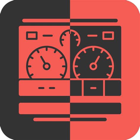 Dashboard Red Inverse Icon 39467906 Vector Art At Vecteezy