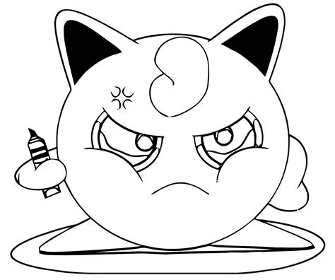 printable coloring pages jigglypuff pokemon ready for download