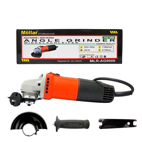 Jual MOLLAR AG9000 Mesin Gerinda Tangan 4 Angle Grinder 100 Mm 540