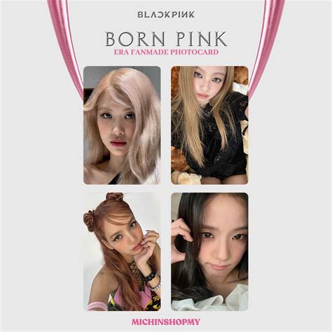 Photocard Th Card Bo G C Th Nh Vi N Blackpink Ch Born Pink