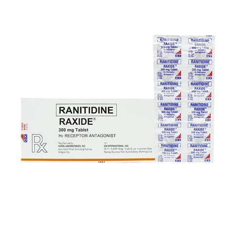 Buy Raxide Ranitidine 300mg Film Coated Tablet 1s Online With Medsgo