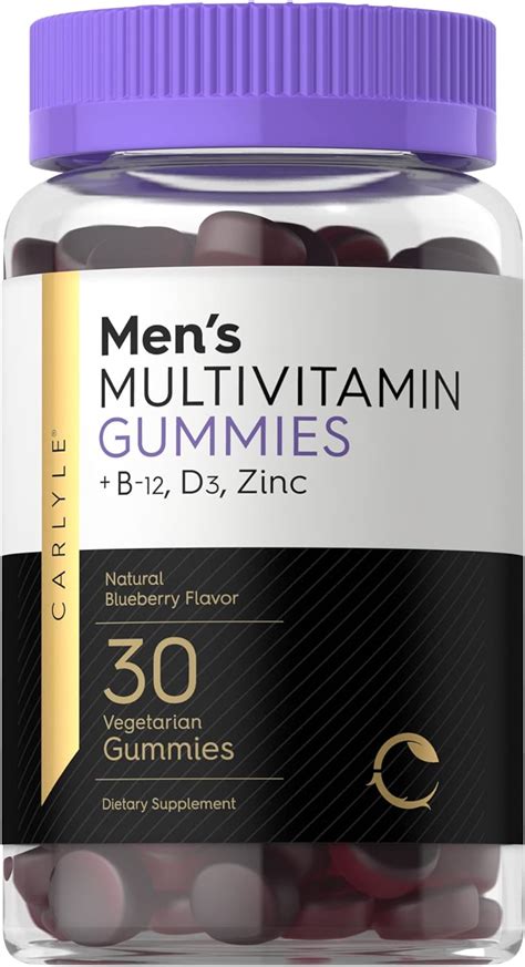 Carlyle Gomitas Multivitam Nicas Para Hombres Unidades Sabor Natural