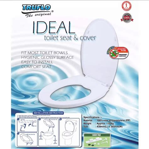 Truflo Toilet Seat Cover Size X Cm