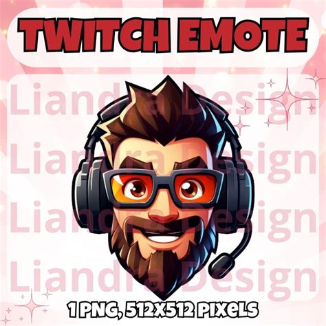 Guy Streamer Twitch Emote Man Twitch Emote Twitch Youtube Emote