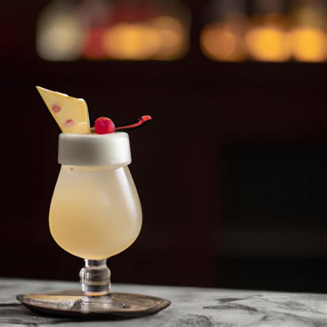 Pina Colada Classic Tropical Drink With Pineapple Juice Coconut Cream And Rum