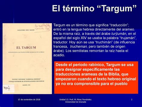 Las Versiones Arameas Del At Targumim Ppt Descargar