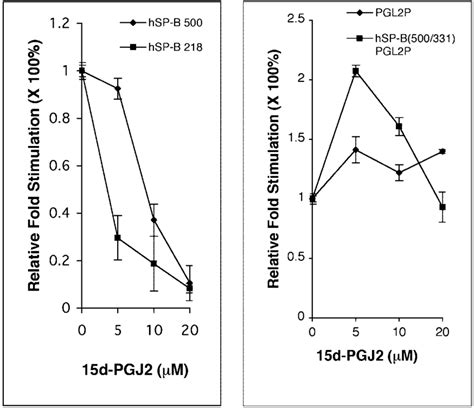 Inhibition Of The HSP B 500 And HSP B 218 Luciferase Reporter Genes By