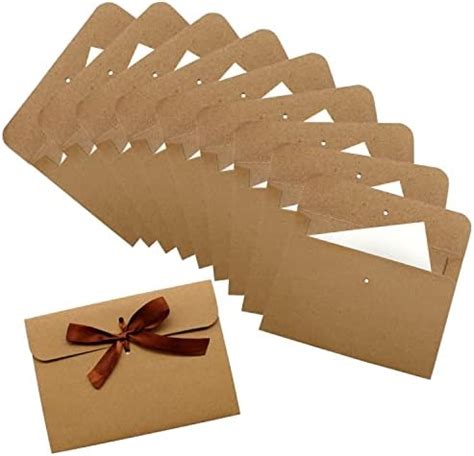 Pcs Enveloppes En Papier Kraft X Cm Mini Enveloppe Mignon