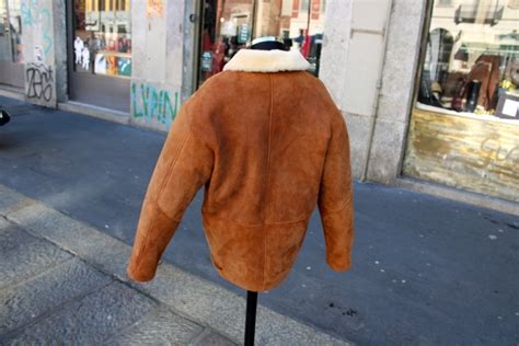 Giaccone Montone Shearling Sheepskin Uomo Xxl