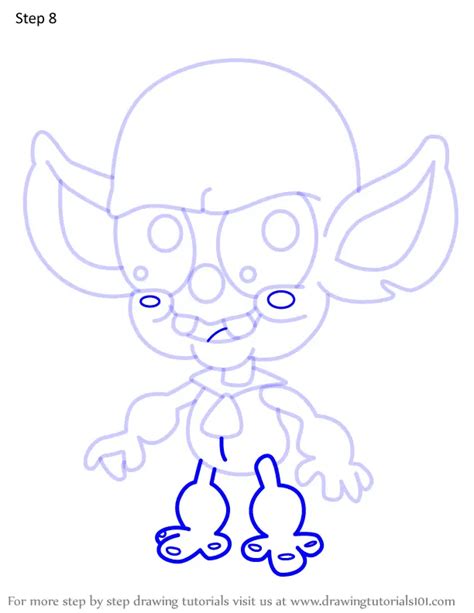 How To Draw Astro Gremlins From Moshi Monsters Moshi Monsters Step By