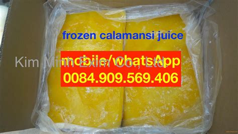 Frozen Calamansi Pulp Juicevietnam Q Best Type 1 Price Supplier