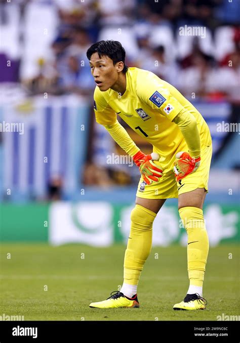 Doha Korea Republic Goalkeeper Seung Gyu Kim During The Fifa World