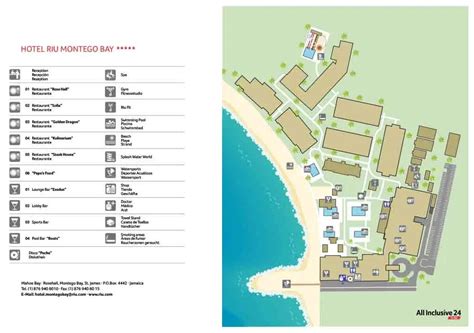 Resort Map Riu Montego Bay Montego Bay Jamaica