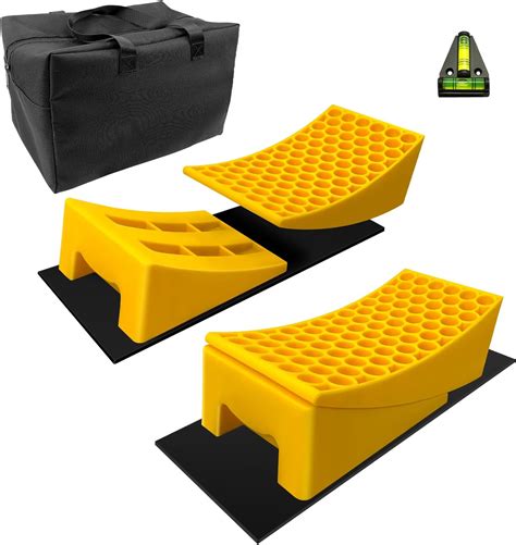 Amazon Hoxwell Packs Rv Leveling Blocks Ramp Kit Up To