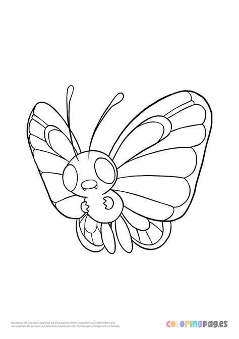 Instantly download or print our free high quality Butterfree Pokémon