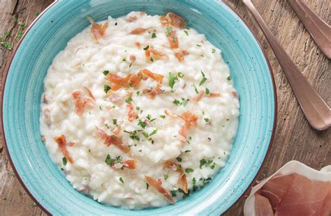 Risotto à la crème de Taleggio et jambon de Parme vinsetgastronomie