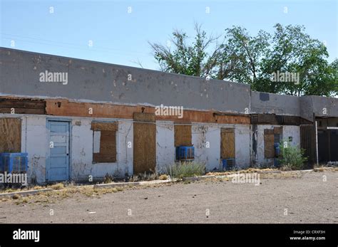 Historic Route 66 motels, Winslow, Arizona, USA Stock Photo - Alamy