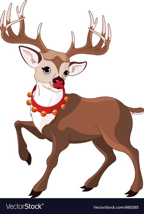 Rudolf The Red Nosed Reindeer Royalty Free Vector Image