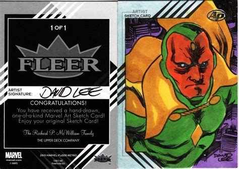 ARTIST PROOF S MARVEL SKETCH CARDS