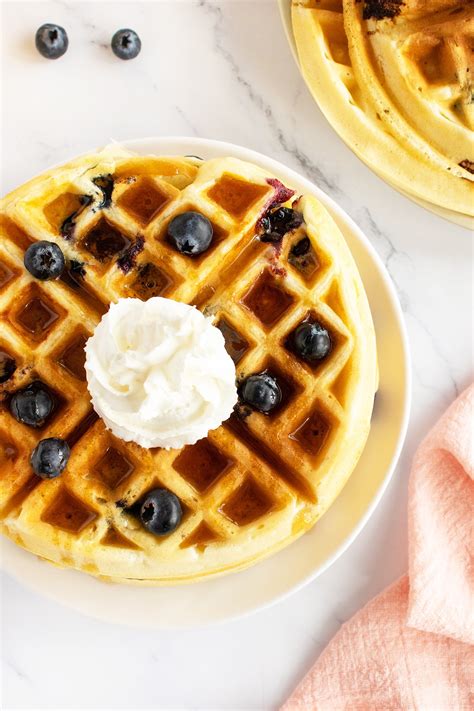 Blueberry Waffles The Kitchen Magpie