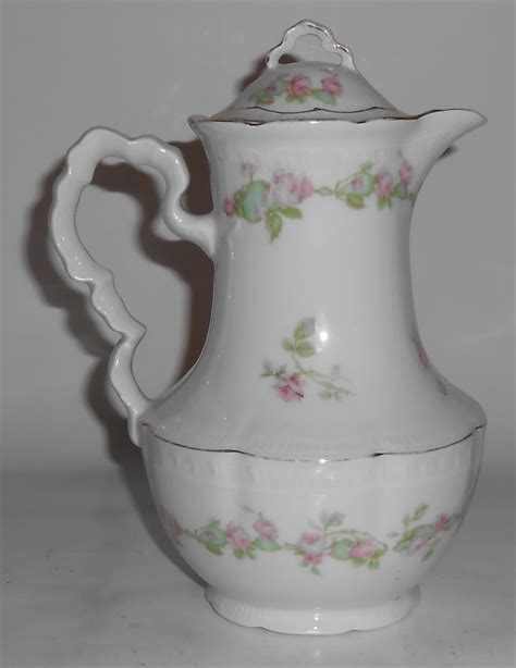 Z S Co Bavaria Porcelain Pink Roses W Gold Demi Coff