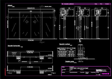 Details Curtin Wall Glass Facade DWG Detail For AutoCAD Designs CAD