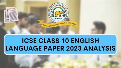 Icse Class English Language Paper Analysis Exam Review 90072 Hot Sex