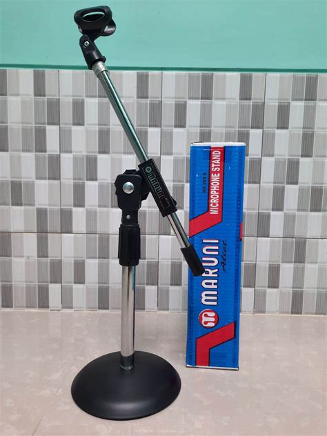 Stand Mic Pendek Maruni Kaki Besi Holder Mic Lazada Indonesia