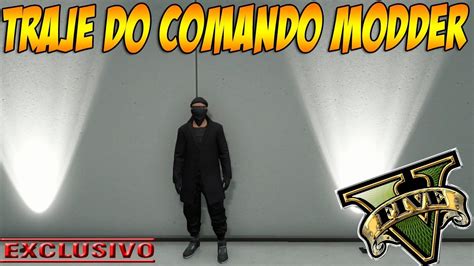 GTA V ONLINE TRAJE DO COMANDO SEM MOD MENU PARA PS3 INEDITO YouTube