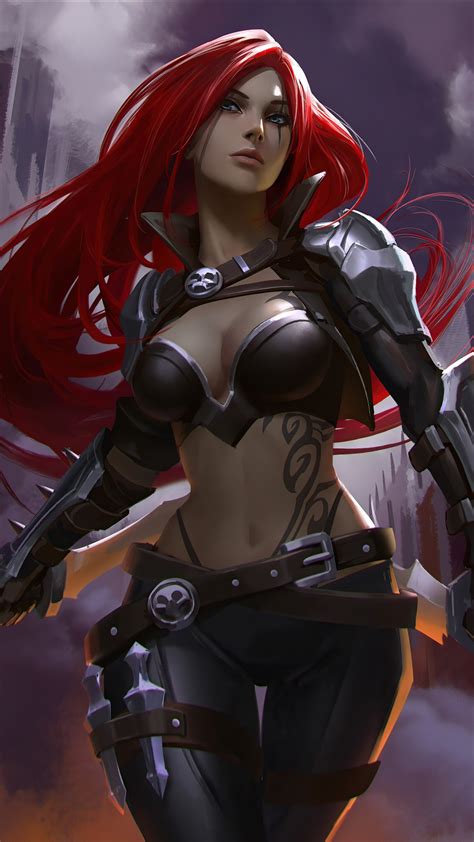 Katarina Lol League Of Legends Video Game Hd Phone Wallpaper Rare