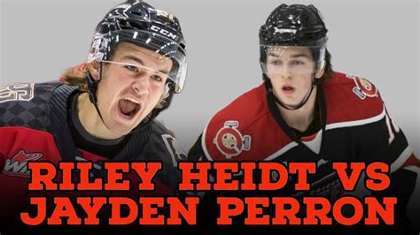 Comparing Riley Heidt And Jayden Perron Nhl Draft Top Eligible