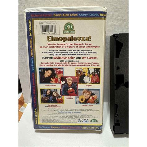 Sesame Street Elmopalooza Vhs 1998 Elmo 74644944136 Ebay