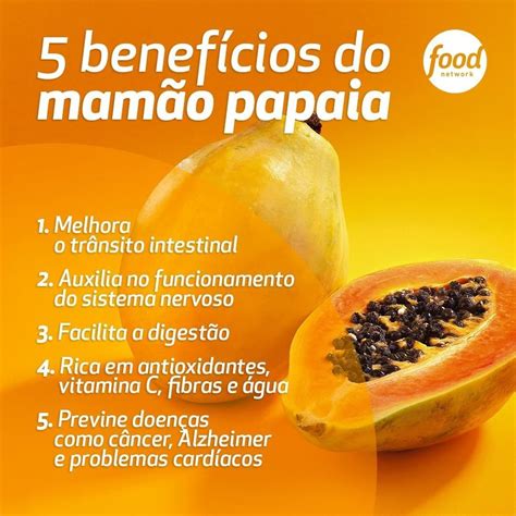 Benef Cios Do Mam O Papaia Em Food Network Receitas Nutri O E