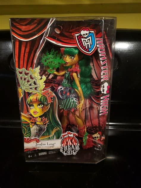 Original 2014 Monster High Freak Du Chic Jinafire Long Doll Brand New