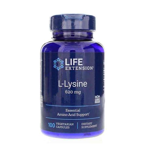 L Lysine 620 Mg Life Extension