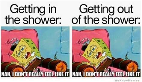 Taking Showers Funny Spongebob Memes Spongebob Funny Spongebob Jokes