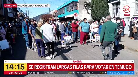 Tvn On Twitter Rt 24horastvn 📺 24tarde 🗳 Chileelige Largas Filas