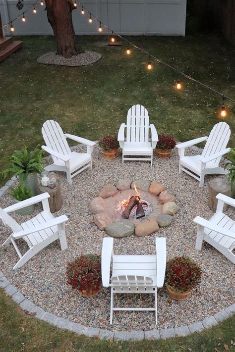 Gorgeous Fire Pit Decoration Ollny Patio Lights Decor Inspo Outdoor