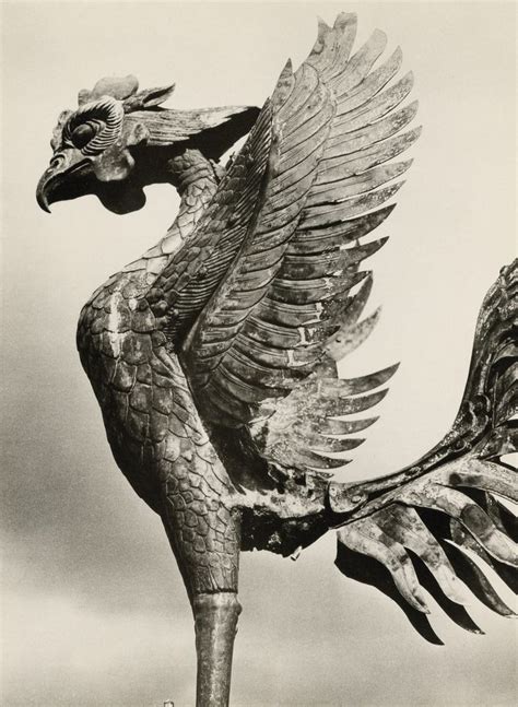 Artist Unknown The Hō ō or Hou ou Chinese Phoenix Atop Amida Hall