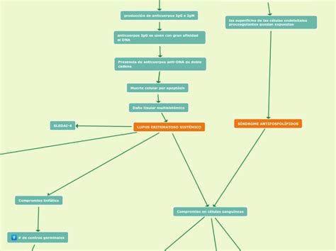 Lupus Eritematoso Sist Mico Mind Map